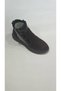 Genuine Leather Suede Patent Leather Zippered Boots Women's Shoes - 4