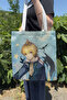 Mika Genshin Impact V5 Double-Sided Canvas Print Tote Bag Anime Bag