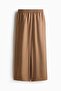 Linen-blend ankle-length trousers - 3