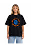 Unisex Women's Men's Bape Round New Season Front Design Printed Oversize Thick Fabric Relaxed Cut T-Shirt - 2