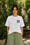 Premium Coffee Element Oversize Unisex T-Shirt 100% Cotton Periodic Table Coffee Themed White T-Shirt - 2