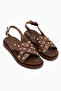 Lucina Taba Cross-Strapped Women's Sandals - 3