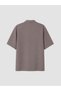 Purple Loose Fit Linen Blend Men's Shirt - 6