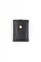 Faux Leather Vertical Mechanism Wallet