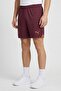 Men Sportswear Fit Brand Logo Training Shorts, Maroon - 3