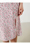 Original Square Neck Floral Dress - 3