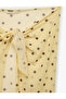 Asymmetrical Tie-Dye Detailed Polka Dot Tulle Pareo Skirt - 3