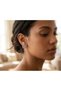 Women's Claw Nail Model Zircon Stone and Flat Metal Combination Luxury Evening Dress Earrings Modern Look Stylish Stud Earrings