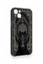 iPhone 14 Plus/15 Plus Compatible Ethnic Horse Figure Patterned Silicone Case - 3