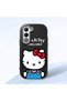 Oppo A5 Compatible Case Camera Protector Black Silicone Couple Phone Case with Kitty Pattern