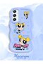 Samsung Galaxy A34 5g Compatible Case Camera Protective Blue Silicone Couple Phone Case Cartoon Pattern - 2