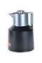 Plastic Tea & Coffee Flask 1 Liter Black/Silver