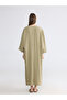 Original V-Neck Striped Modal Blend Dress - 4