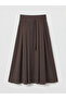 Original Buy Belted A-Line Pleated Skirt - 4