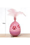 Paw Patterned Feather Pilgrim Non-Lying Toy