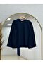 Nazgül Wide Sleeve Loose Blouse-Ss13072 Navy Blue - 2