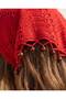 Decorated Knitwear Bandana with End Detail - 4