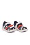 Navy Blue-White-Red Velcro Orthopedic Boys' Sports Sandals 26A44 - 2