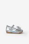 Silver Transparent Stone Bowknot Girls' Ballerina Shoes - 2