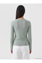 Lcw Everyday Green Crew Neck Women's Bodysuit - 4