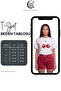 Women's Cherry Cherry Printed Relaxed Fit T-Shirt White - 8