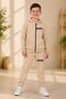 Armikids School Fashion Printed Zippered Tracksuit Set