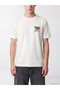 Vizyon New Season Ecru Crew Neck Printed Men's T-Shirt - 3