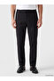 Southblue Black Regular Fit Linen Look Men's Pleated Trousers - 2