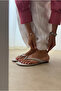 Women's Slippers White Black - 5