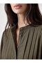 Lcw Everyday Pleated Dress with Belted Collar - 3