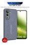 vivo Y400 5G 2025 Fashion Ultimate Design TPU Back Leather Texture Silicone Sides Case Cover