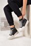 Novera Imported Special Series Women's Sport Boots with Side Stone Details Black