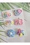 Baby Gift Pinterest Combinations Hairless Baby Hair Clips 6-Piece Mixed Sets Handmade Knitted Organic Baby Hair Accessories - 6