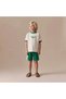 Boy's Top and Bottom Set Oversized Slogan T-Shirt and Shorts Set