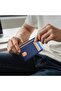 محفظة رجالية نحيفة مزودة بتقنية حجب RFID، محفظة جلدية صغيرة للرجال مع جيب للنقود - 4