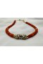 Leopard Patterned Beaded Detailed Women's Necklace – Bohemian & Modern Design Stylish Accessory - 3
