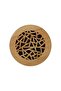 Marketplace New In Luxury Round Shaped Oud Incense Burner Light Brown 3.1 x 2.7inch