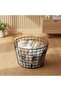 Linny Metal Storage Basket With Metal Handles, Set Of 2 - Black - 8