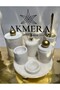 100% Real Marble 7 Piece Luxury Bathroom Set with Marble Ball Handles