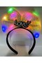 Led Lighted Love Written Yellow Bow Crown – Girls' Party Crown (5691) - 3