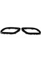 Gloss black exhaust tailpipes - suitable for Mercedes-Benz A/B/C/E/GLC/CLS class (W177/W205/W213/X253/C257)