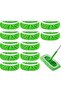 12-Pack Washable Coral Fleece Wet & Dry Mop Pads for Swiffer Sweeper