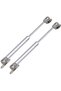 A set of 2 gas springs, 60 Newton pneumatic furniture support rods, pistons for kitchen doors, gas pistons for doors, cabinet hinges, and damping... - 2