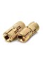10 brass cylindrical hinges, concealed barrel hinges, suitable for DIY wooden doors, cabinets, RVs, 10 mm. - 3