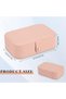 Travel jewelry box, double-layered PU leather storage box, suitable for women and girls, mini portable earring and ring storage box. - 5