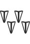 Metal Furniture Legs 15 cm - Set of 4 Black Table Legs for Coffee Tables, TV Tables and Furniture
