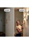 Wireless LED wall light - 360° rotation - Adj. brightness - 1800mAh Recharge battery - USB-C interface - For Bedroom & bedside table (white) - 2