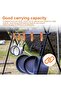 12 Clothes Hooks - Wardrobe Hooks (Leather Rings) - For Hanging Clothes - Camping Hooks - Suitable for Kitchens and Bathrooms - 5