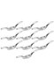 Marine rope clamps, flagpole rope hooks with mounting screws