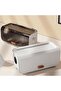 1-Piece White Waterproof Garden Cable Junction Box (30.7*13.5*13.8cm), Outdoor Cable Organizer Enclosure Case - 3